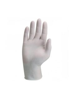 Púderezett egyszerhasználatos latex kesztyű 100db