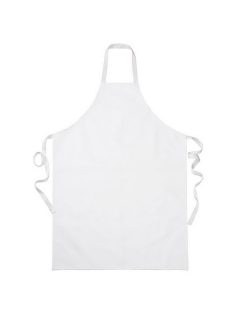 Vízálló élelmiszeripari kötény fehér